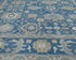 10x14 Blue Oushak Turkish Hand Knotted Soft Wool Area Rug